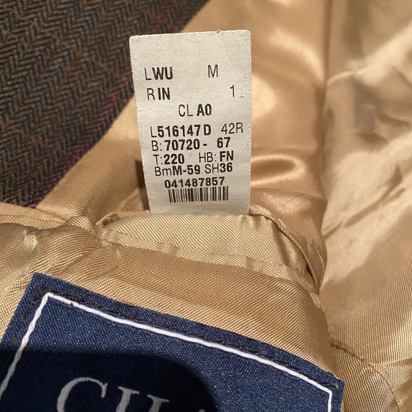 Vintage Chaps Ralph Lauren Blazer Plaid Men’s Size 42R - Picture 8 of 8